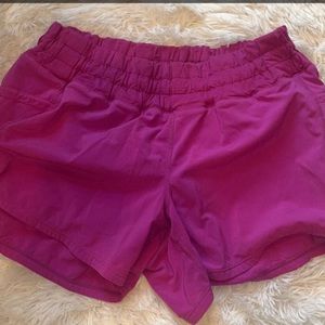 Purple Lulu shorts size 6 3” inseam